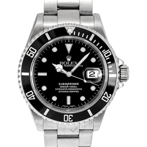 rolex submariner black and white